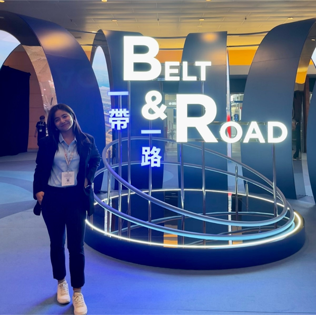 Attending the Belt and Raod Summit 2023 as a Student Ambassador from Myanmar representing HKBU