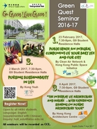 Green Quest Seminar Series 2016-17