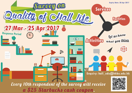 Quality of Hall Life Survey 2017