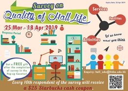 [UG] Quality of Hall Life Survey (Semester 2, 2018-19)