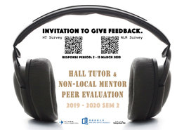 [UG] Hall Tutors & Non-Local Mentors Peer Evaluation 2019-2020 (Semester 2)