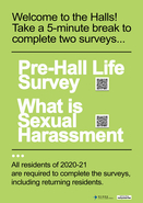 Welcome to the Halls! Take 5 minutes to complete two mandatory surveys