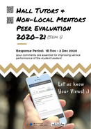 [UG] Hall Tutors & Non-Local Mentors Peer Evaluation 2020-2021 (Semester 1)