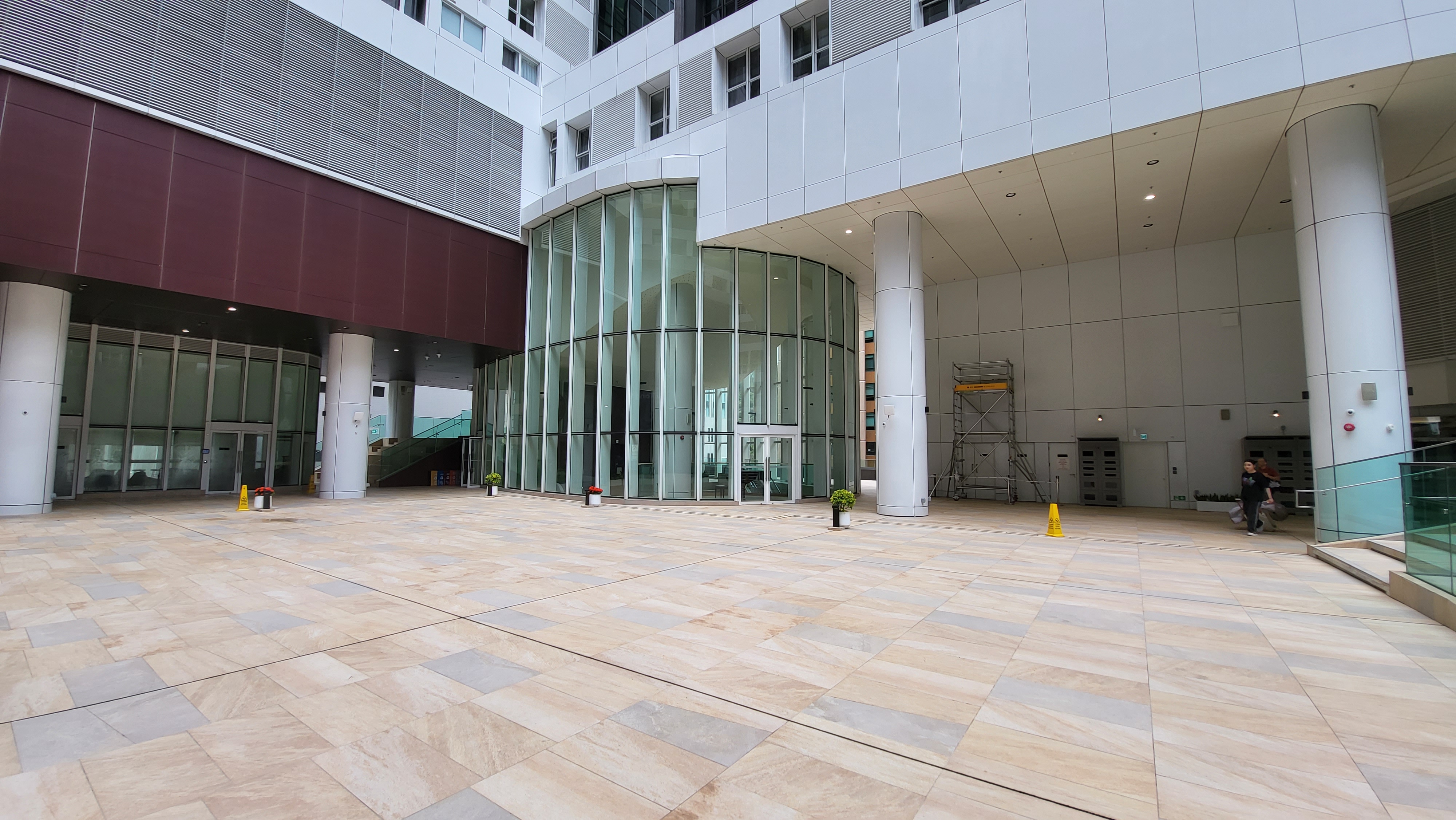 Outdoor courtyard