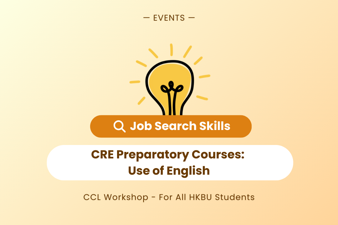 CRE Preparatory Courses: Use of English
