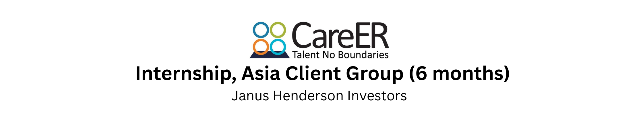 Internship, Asia Client Group (6 months)  - Janus Henderson Investors 