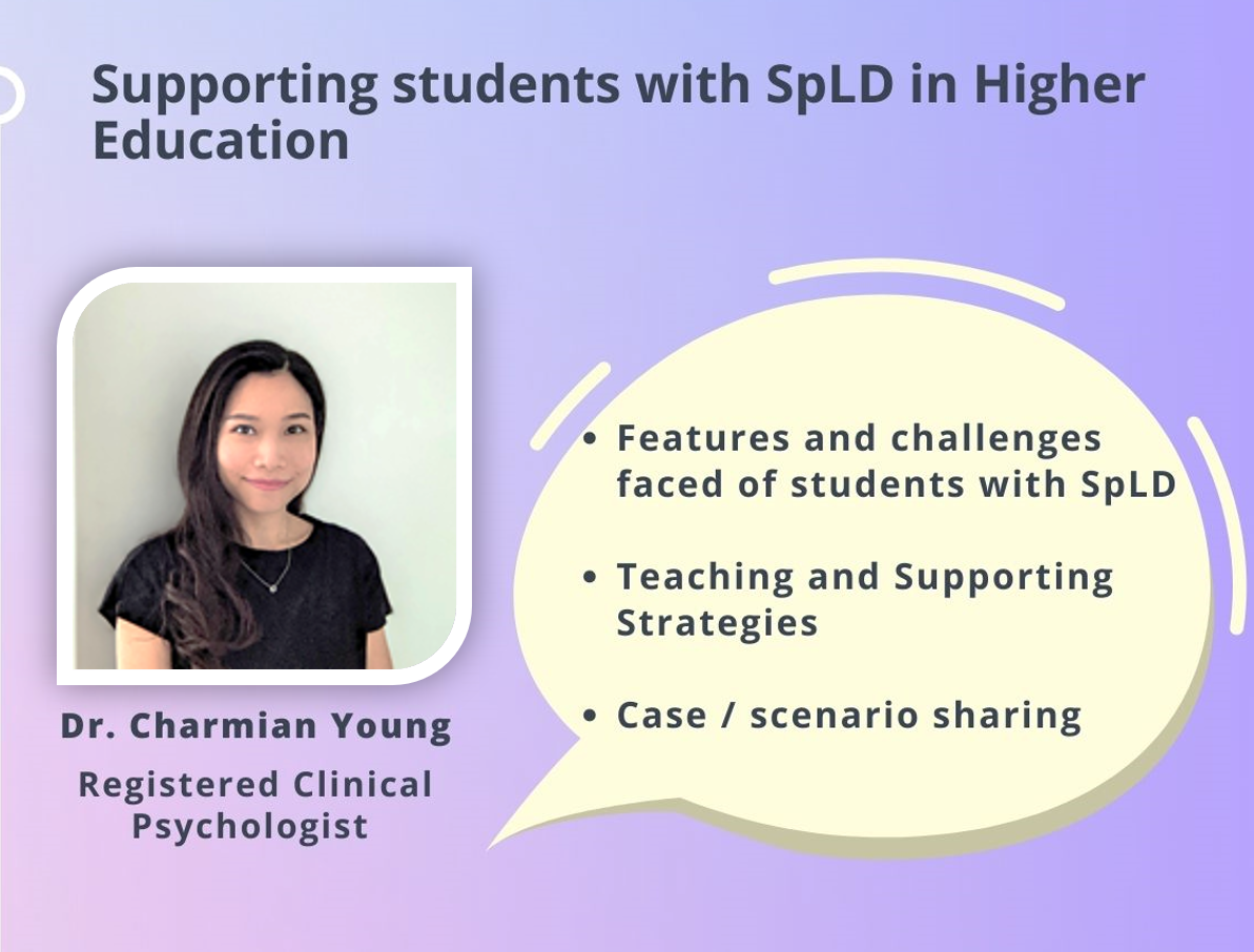 Supporting Students with spLD in Higher Education