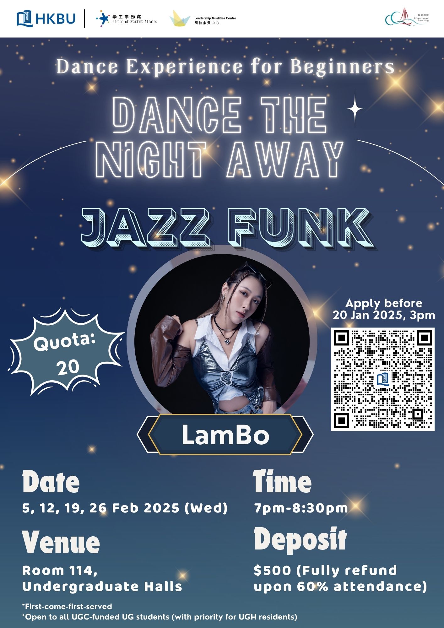 Poster_Jazz Funk Dance (Sem 2)