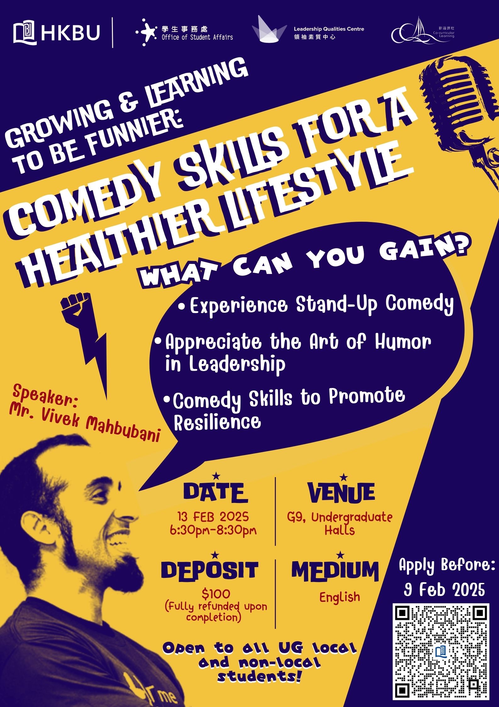 poster_Comedy Skills for a Healthier Lifestyle