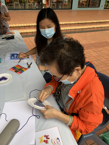 Image of Community Engagement Organisers: Positive Ageing Learners Programme (CEOs- PAL) - Collaborative Art Fair in Courtyard