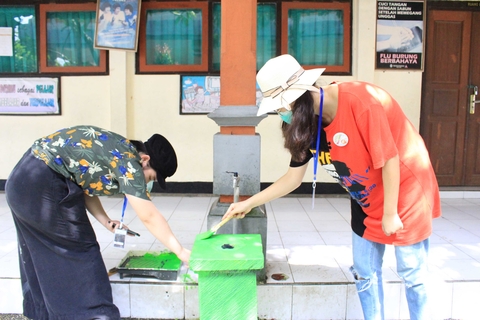 Service Trip in Bali - painting