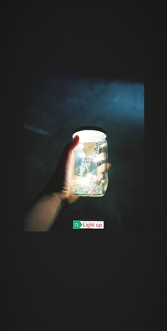 #Shine_in_Darkness Bottle Lamp