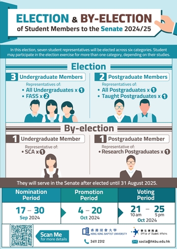 Election of Student Members to the Senate 2024/2025 