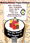 Green Quester Programme: Korean Vegan Kimbap Workshop