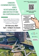 Green Quest Seminar Series: Green Communities and Sustainable Architecture in Copenhagen
