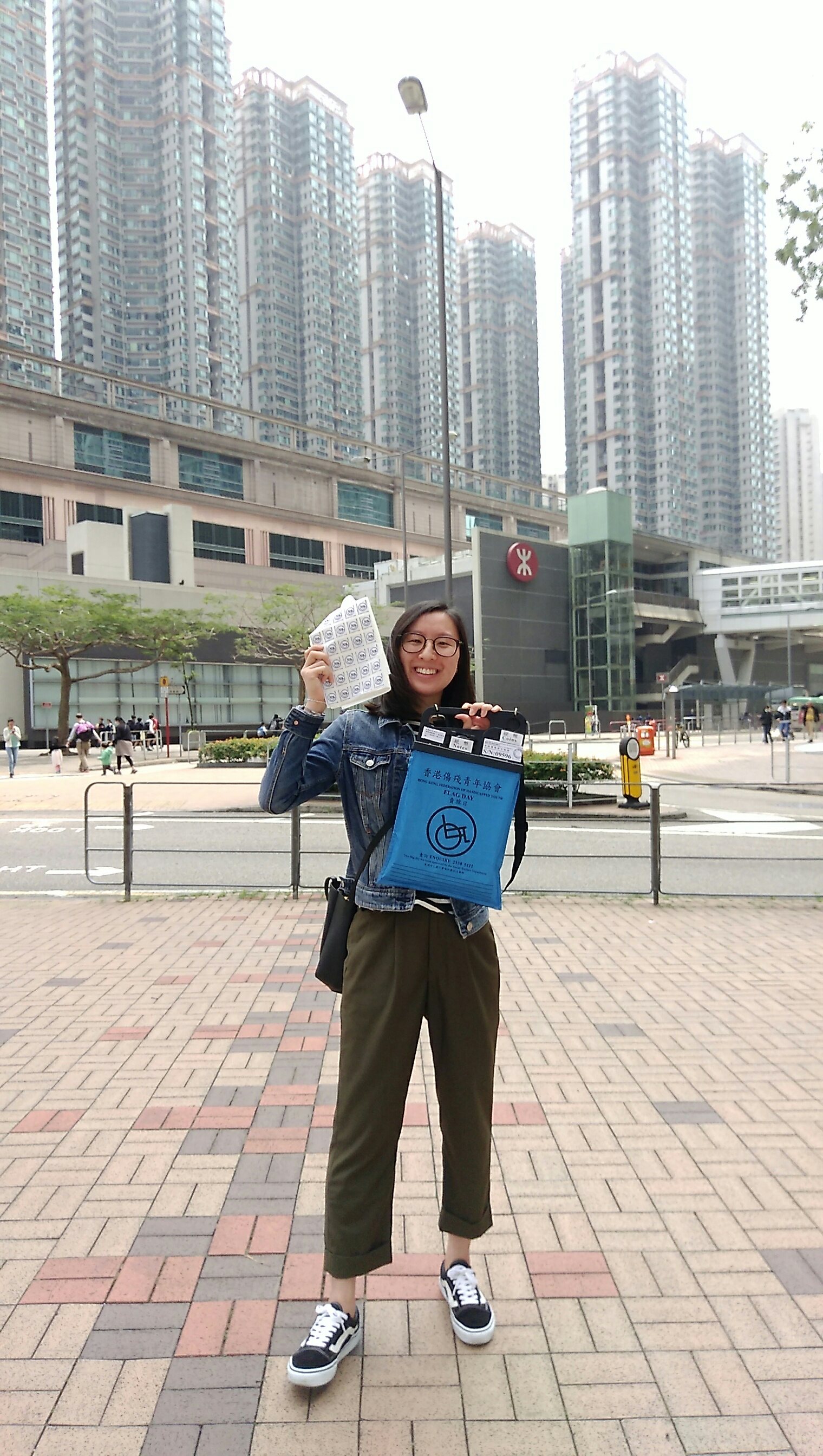HK Federation of Handicapped Youth-Flag Selling day 14/3/2018